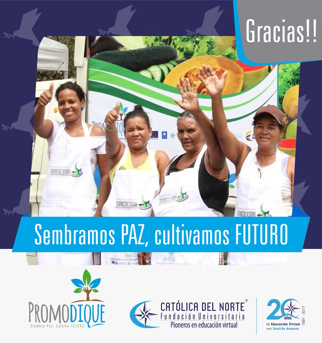 Interucn's tweet photo. @SoyUCN @Interucn desde Cartagena ¡¡Gracias!! @PROMODIQUE https://t.co/PTEJoJv9Vd