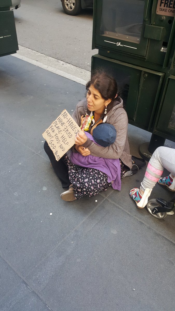 kasey_alan's tweet photo. #gypsies #sanfrancisco #sf how do you feel about women who use their children to beg? I see these women all the time. https://t.co/uXYjOSBdPq