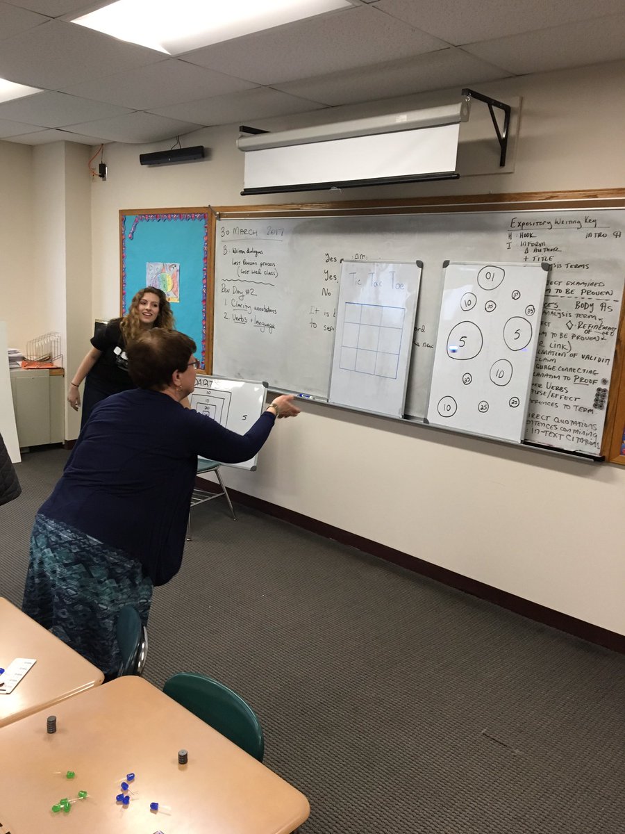 EduQuinn's tweet photo. @DebraESwain playing #ledthrowies darts here at the #ifair17. Making 200 throwies tonight! Thanks for the idea @Instructable #mursd https://t.co/Vo8t5yRnzT