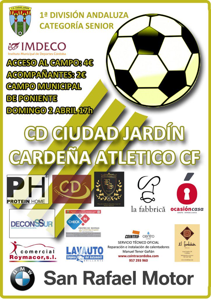 CDJardn's tweet photo. Con ganas de mas??? Volvemos  y por solo 2€ puedes traer acompañantes!!! @CDJardn @BMWsrafaelmotor @Ocasioncasa1 https://t.co/2BaIwKlwzB
