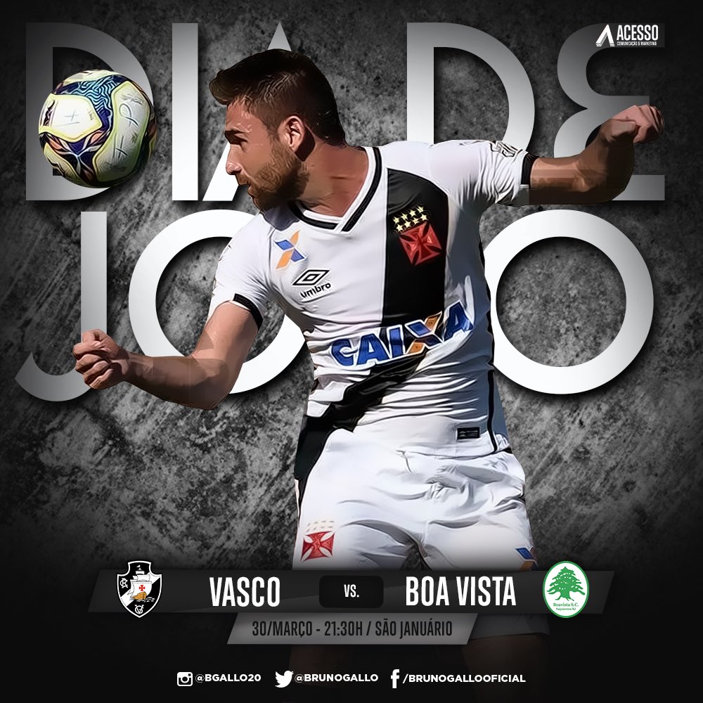 brunogallo's tweet photo. Dia de São Januário! Vamos em busca dos três pontos 👊⚫️⚪️💢 https://t.co/vlbd3agFuM
