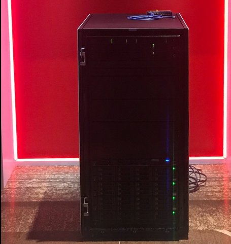 These <a href="/Lenovo/">Lenovo</a> ThinkAgile servers are running #Azure Stack. Right now. At <a href="/Microsoft/">Microsoft</a>'s Airlift event. Thanks, <a href="/FlemmingRiis/">Flemming Riis (Grünbaum)</a>!