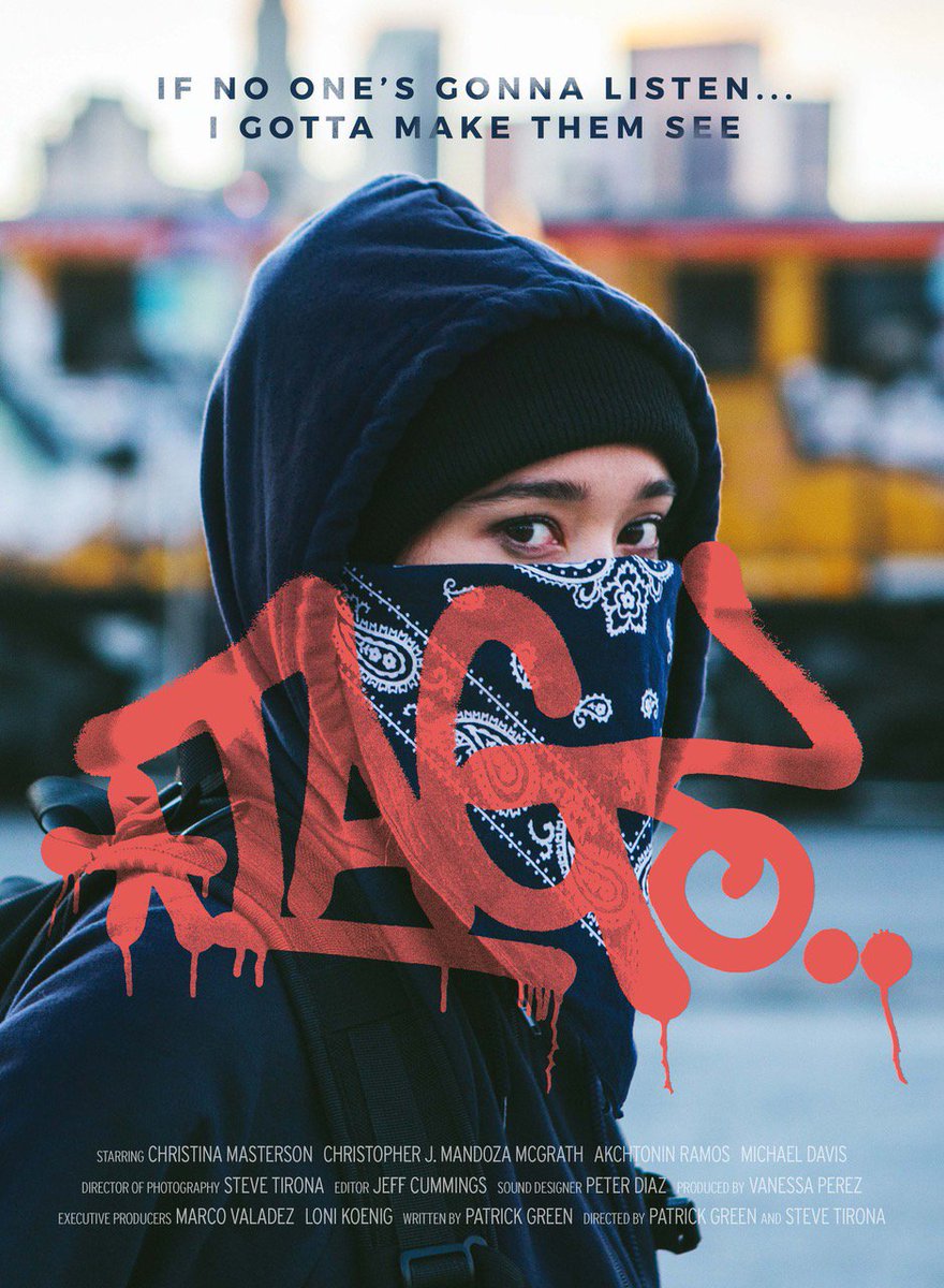 ByPatrickGreen's tweet photo. Thrilled to have our #shortfilm TAG selected for the Ithaca Pan Asian American Film Festival #IPAAFF #indiefilm #graffiti #streetart https://t.co/azTq3wbjpg