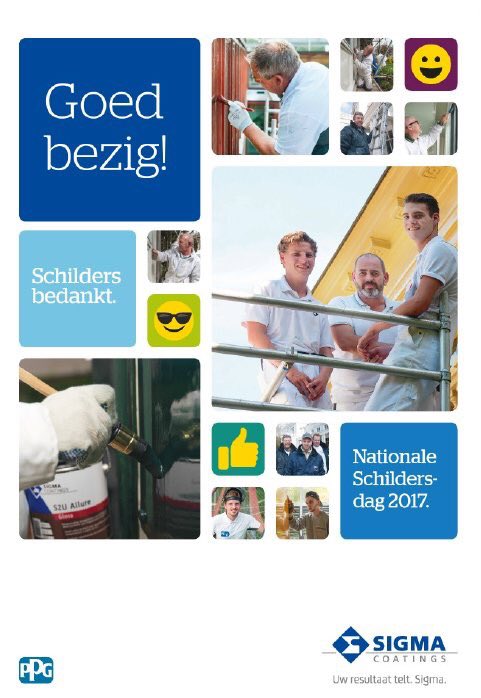 5 april nationale schildersdag! Kom langs bij <a href="/Bouwmanverf/">Bouwmancoatingsnl</a> voor een leuke attentie! #sigma #betrokkenheid #gezelligheid