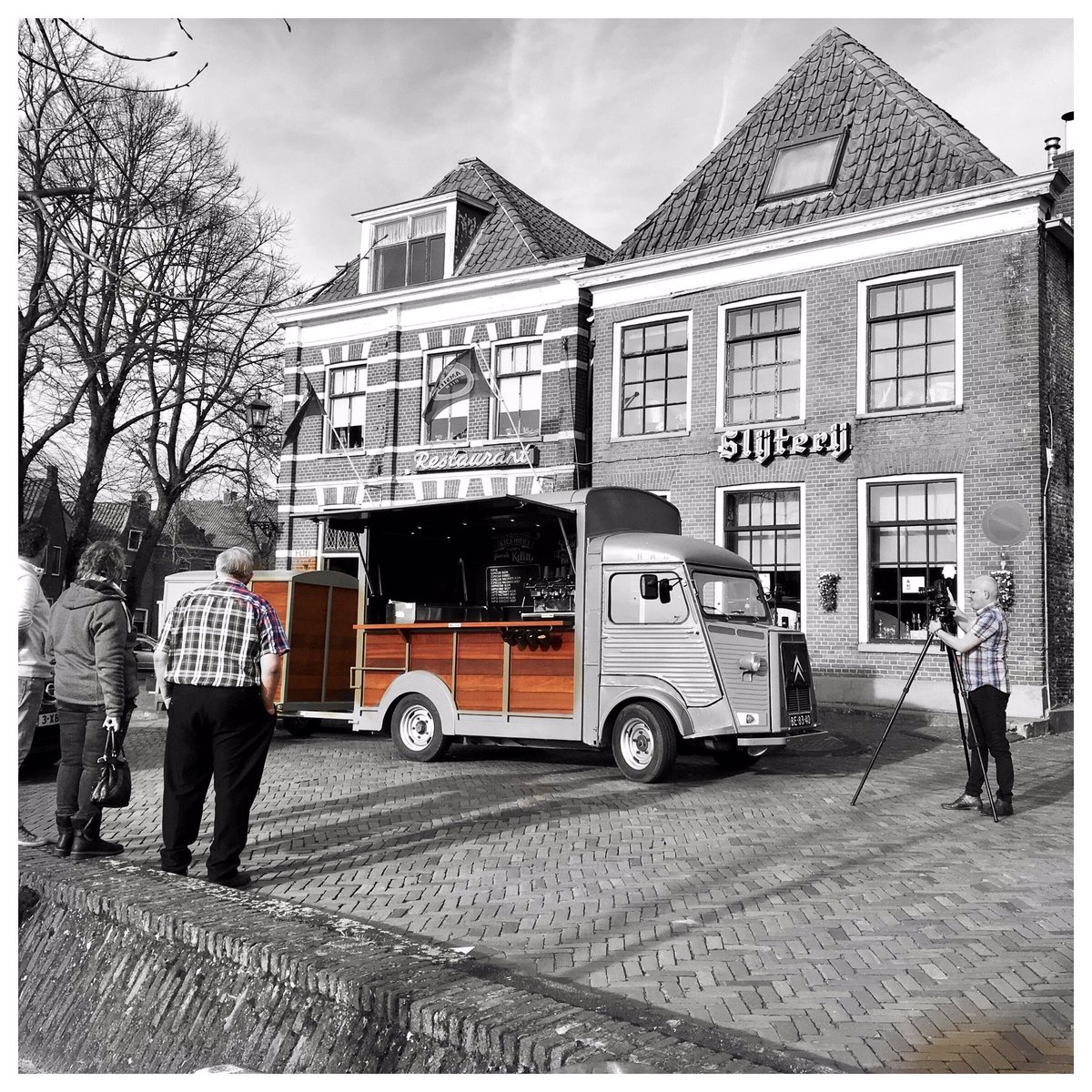 Nostalgie in Blokzijl... foto opnames maken van een mooi gerealiseerd project #foodtruck #coffeetruck #exult #interieurbouw #sterkerinbeeld
