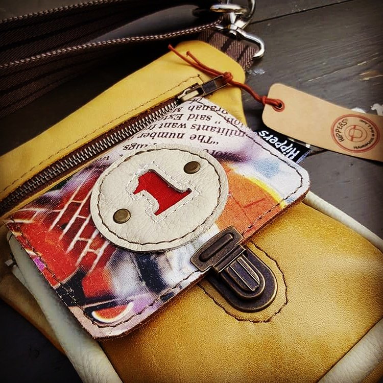 #hipbags hippers.nl #recycling #leather #oneofakind #handmadeinHolland