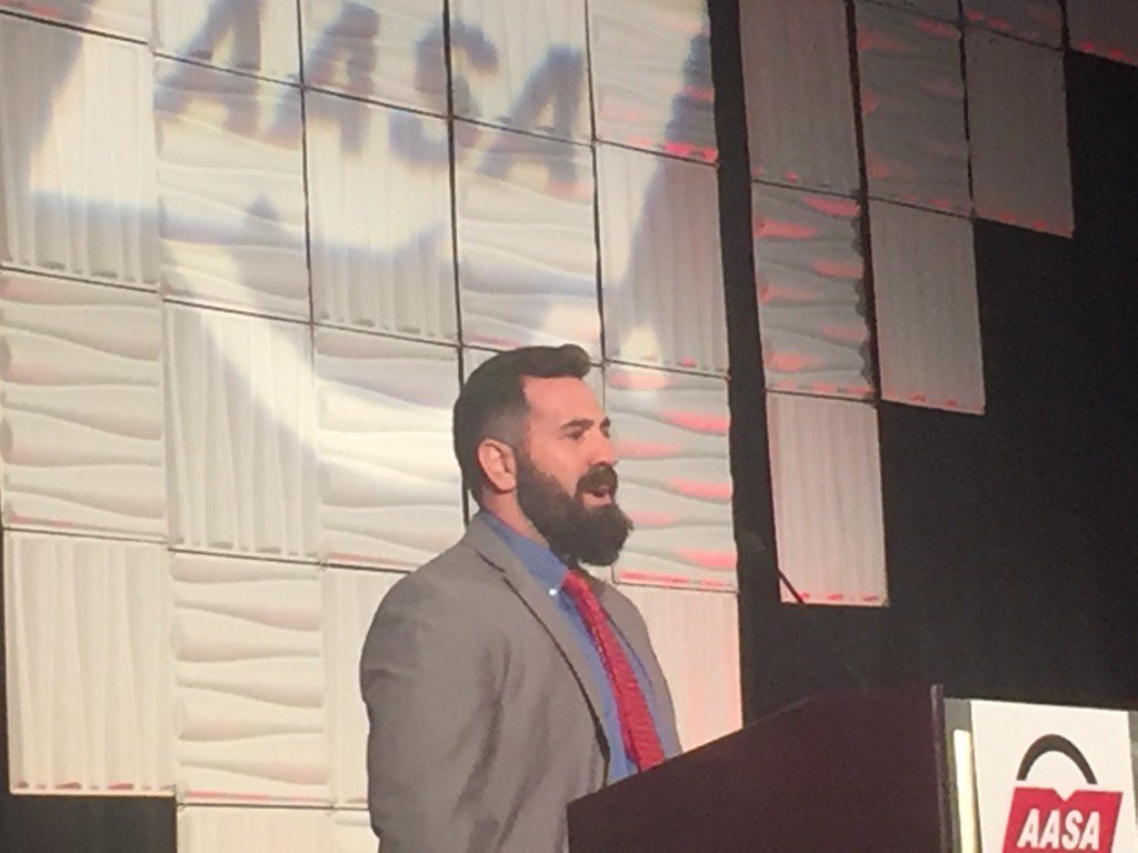 CGardner1983's tweet photo. #AASAVision Brucato setting the stage for three great presentations by MiX leaders. https://t.co/iMzHeL2LCX