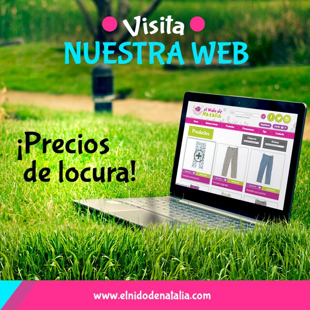ElNidodeNatalia's tweet photo. #pagina #web #elnidodenatalia

Te invitamos a visitar nuestra web https://t.co/KV8LfWGDlu. ¡Busca nuestras ofertas ahora!

#jueves #niños #… https://t.co/j7GqKcUCrN
