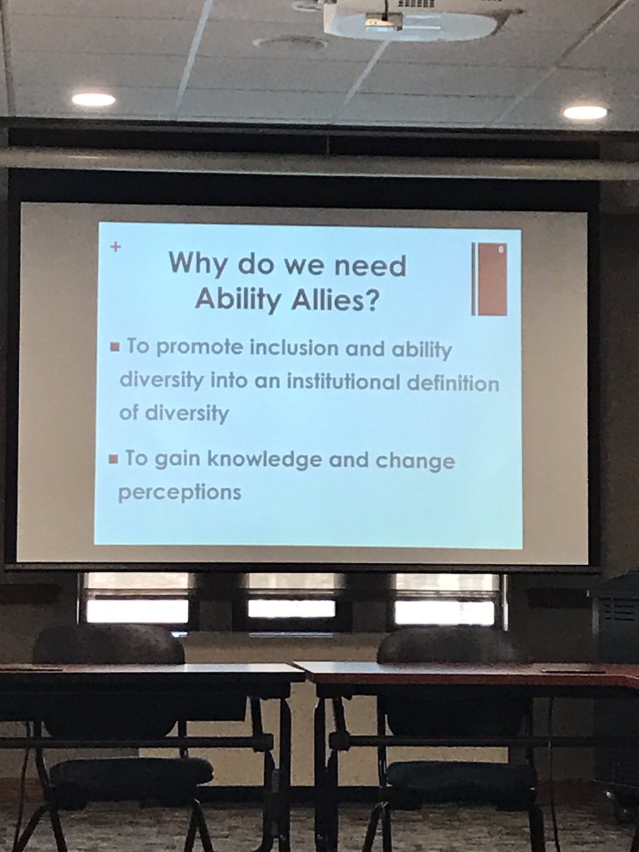 clairefromohio's tweet photo. How many of you think to include disability in your definition of diversity? #AbilityAlly https://t.co/Uprjr7V1X5
