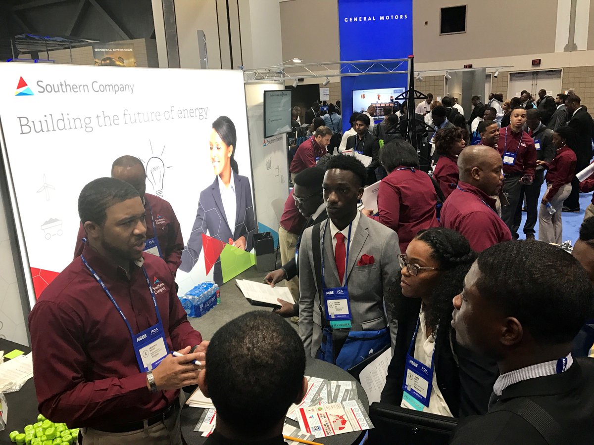 SouthernCompany's tweet photo. Our recruiters are meeting with hundreds of potential prospects at booth 1009 at #NSBE43. Come by and discover the future of energy. https://t.co/kofXrmKBAv
