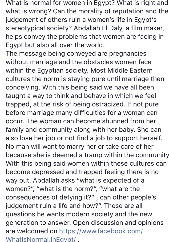 OutWedlock's tweet image. facebook.com/nadia.elsayed.… #Outofwedlock #Women_Rights