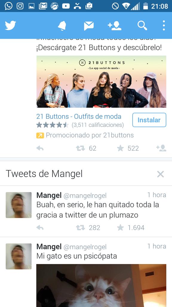 MusicAzahara's tweet photo. Esto es lo que pasa cuando @mangelrogel es especial y twitter te lo recomienda XDDD https://t.co/TnWnrWmAfe