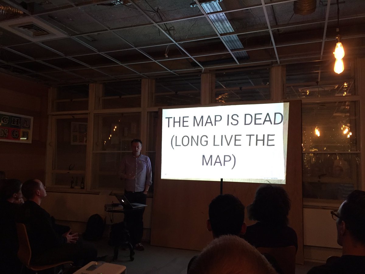 london_dd's tweet photo. Talking about maps with @vicchi @what3words _
Maps are surrounding us and informing us. They are everywhere and are here to stay! #ddlondon https://t.co/EyWp5O9U4B