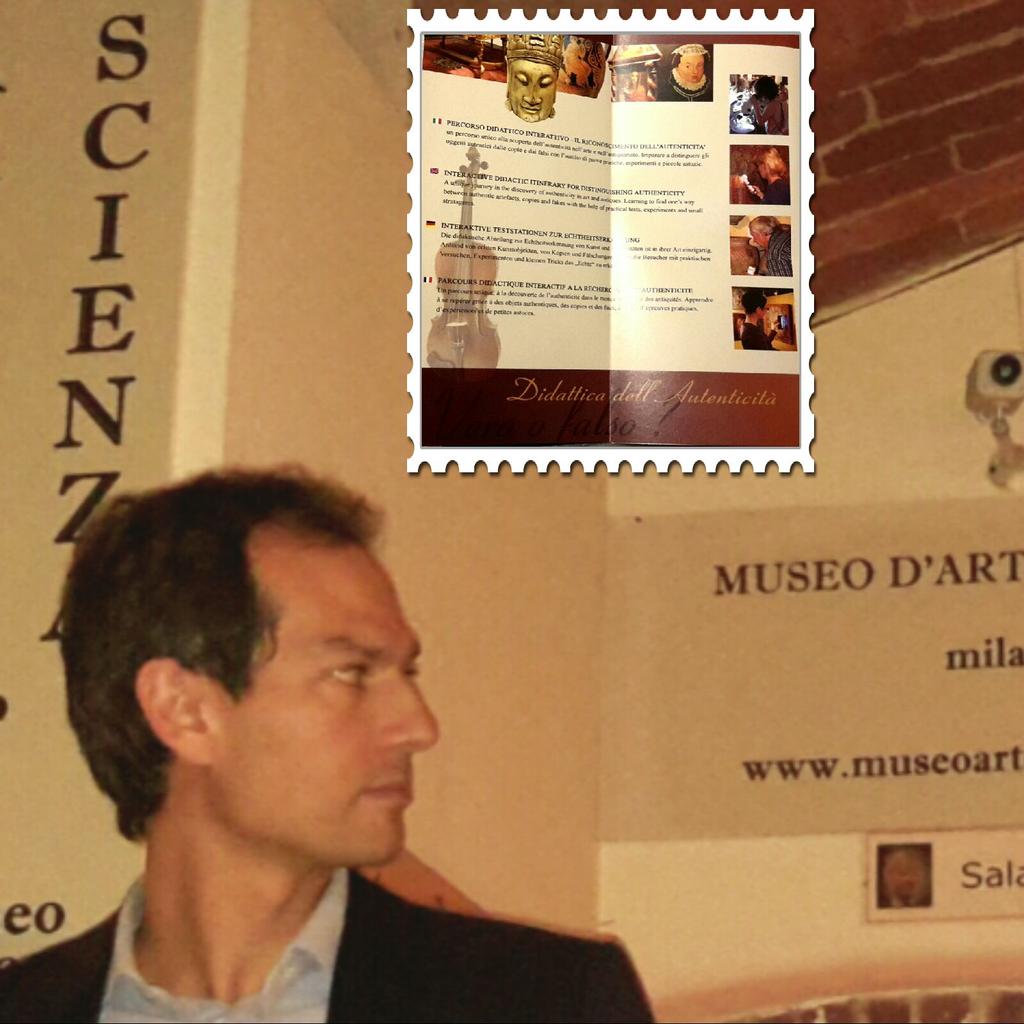 ginugiola's tweet photo. Vielen Dank Herr Peter #Matthaes #MAS #Milano. Concluso con successo il contest #FurtoalMuseo: didattica dell'autenticità, vero o falso? https://t.co/t92iJod6Pr