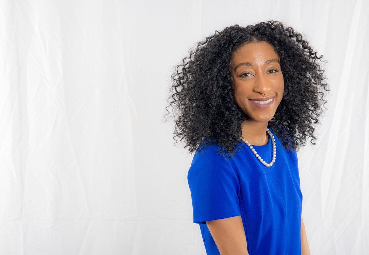 HOZ_1920's tweet photo. Today's  #HOZWomantoWatch is Soror Aja Harris. @THE_AJARAQUEL 
Check out her bio on Instagram @eta_omicron_zeta1920. #FinerWomanhoodMonth https://t.co/hBesRlI99f
