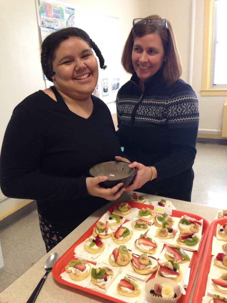 stcatschool's tweet photo. #NSschooleats- students and staff making delicious fruit pancakes for all students for Nutrition month! https://t.co/OJugq7WvPm