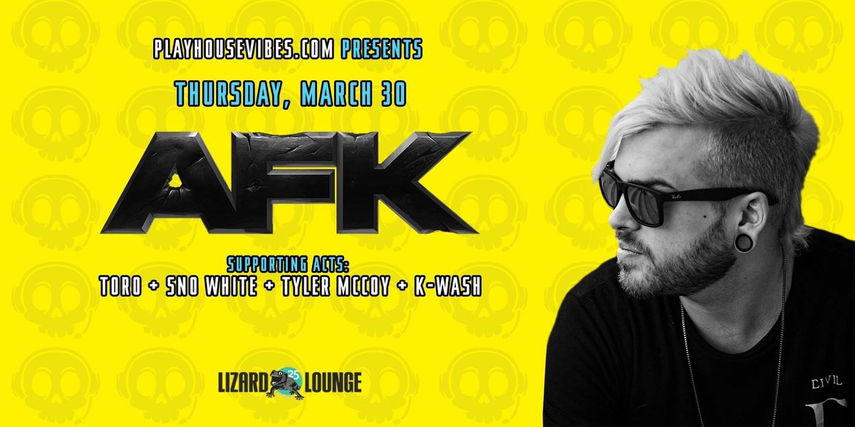 AHardcastle81's tweet photo. TONIGHT: @Lizard__Lounge🦎 

For Free entry text 940.595.4367

Doors open at 9pm https://t.co/HJP3VPO1ML