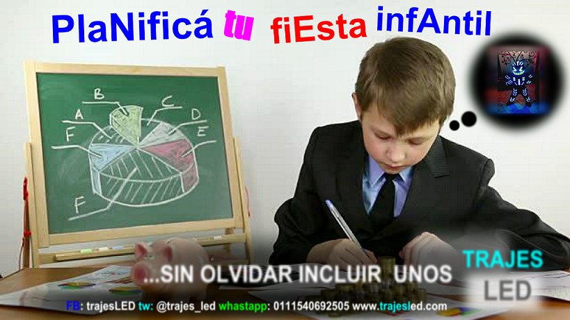 trajes_led's tweet photo. Una fiesta infantil también se planifica... #tips #trajesled #buenosaires https://t.co/azY7jFfB3b