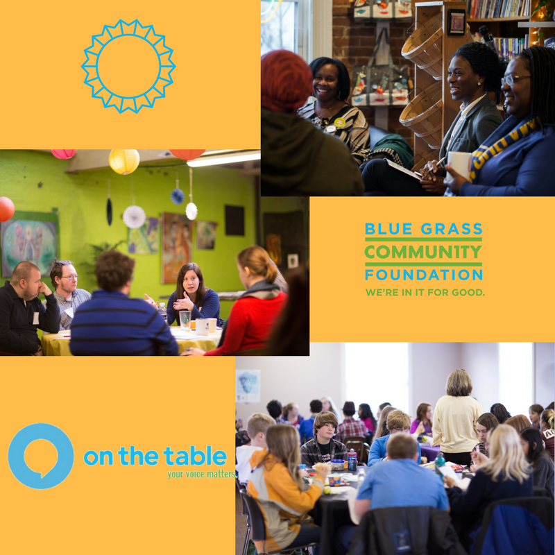BGCFKY's tweet photo. We can't stop looking at pics from On the Table.  Do you have pics to share?  ALSO, take the SURVEY! https://t.co/CgeF9sNKhw  #onthetablelex https://t.co/EXvxUvnSXc