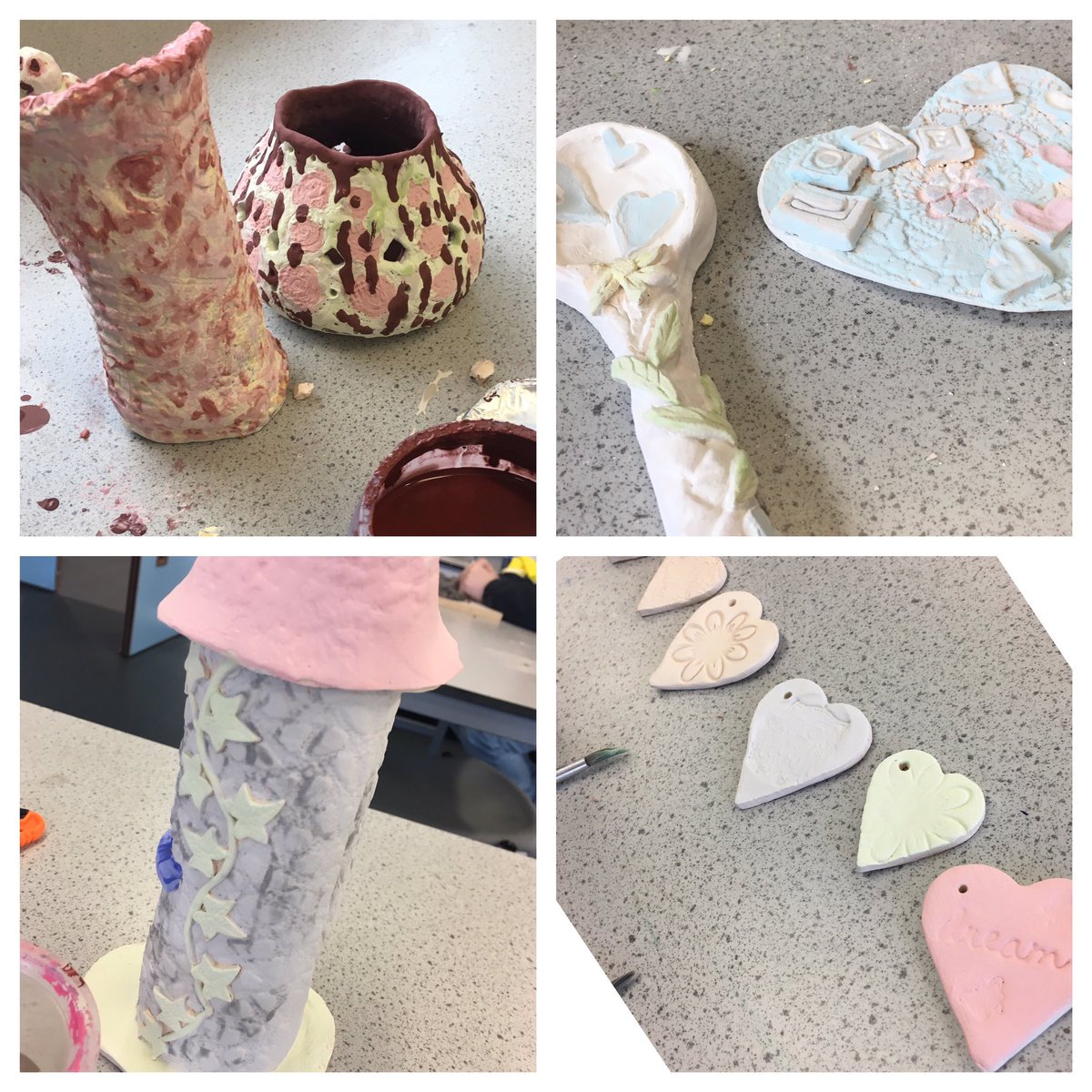 ybbartdept's tweet photo. So many amazing colour glazes tonight, can't wait to see them after being fired @ahpottery #ybbart #ybbcraftworkshops https://t.co/tDV2OtoC6z
