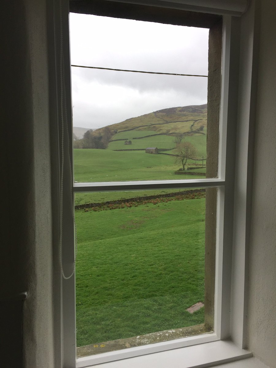 fabricofplace's tweet photo. A room with a view @keldcentre - checking out potential exhibition venues for next year #slowart https://t.co/05Xr5xiglC