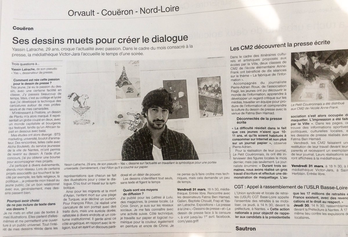 yas_caricature's tweet photo. #ouestfrance #press. #cartooniste https://t.co/E00GKnpBgd