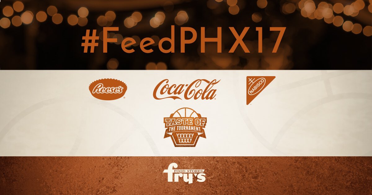 #FeedPHX17 = $1 donation to St. Mary's &amp; United Food Banks from Coca-Cola, Nabisco &amp; Hershey's on behalf of Kroger.
