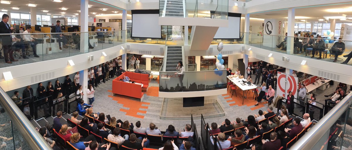 John_Donnelly_'s tweet photo. Delighted to be small part of Oracle CSR relaunch today. Amazing work by team in @Oracle_UKI #OracleCSR #OracleSDG https://t.co/AT22fy2a2I