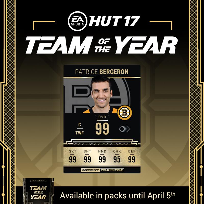 EASPORTSNHL's tweet image. Is there a better defensive forward in the NHL than Patrice Bergeron?

RT for a chance to win the @NHLBruins centre's #HUT17TOTY item!