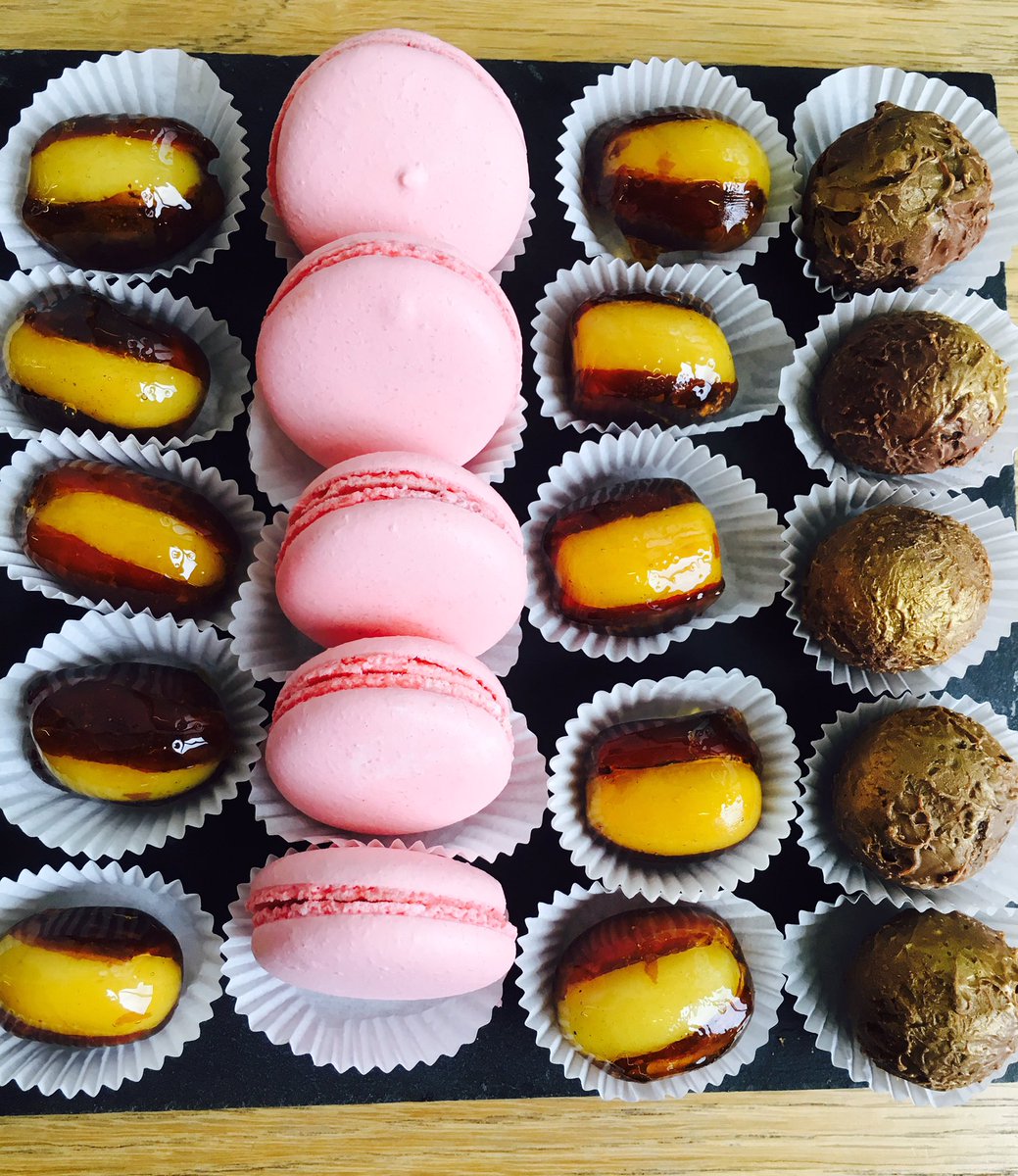 Our fantastic students @TraffordCollege made gorgeous treats for our guests tonight... Thanktou <a href="/jp_pittj/">JP</a> and your fab team !