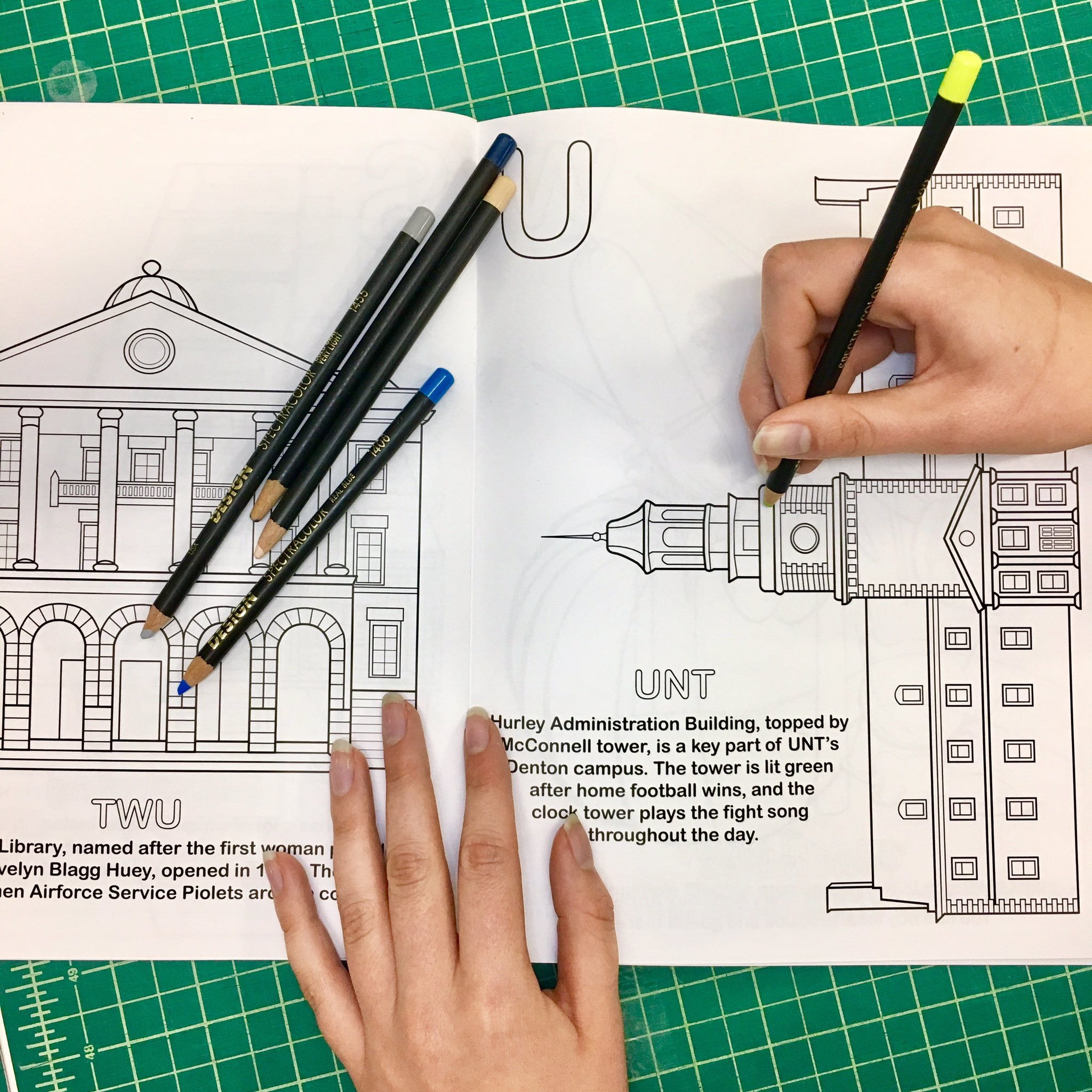 UNT Union on Twitter "Check out this exclusive Denton coloringbook