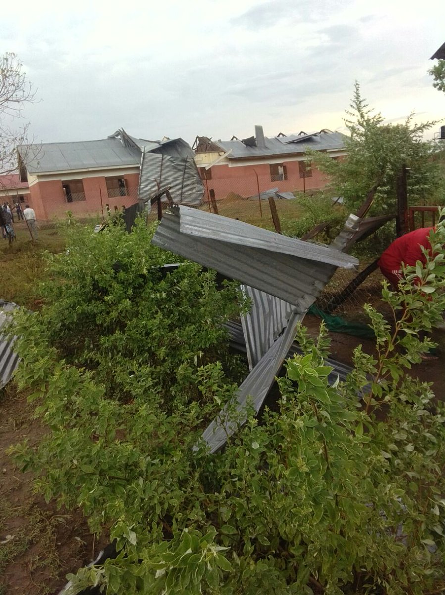 A storm blew the roof off the boy's dorm. Please help by making a difference in a child's life today. Donate: bit.ly/2noffU6