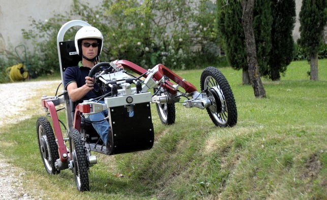 lucgagne's tweet photo. L'expression tout terrain prend un tout autre sens avec l'E-Spider de Swincar, un véhicule électrique de surcroît! https://t.co/0rKTF1YFN4 https://t.co/51XI1PBwVX