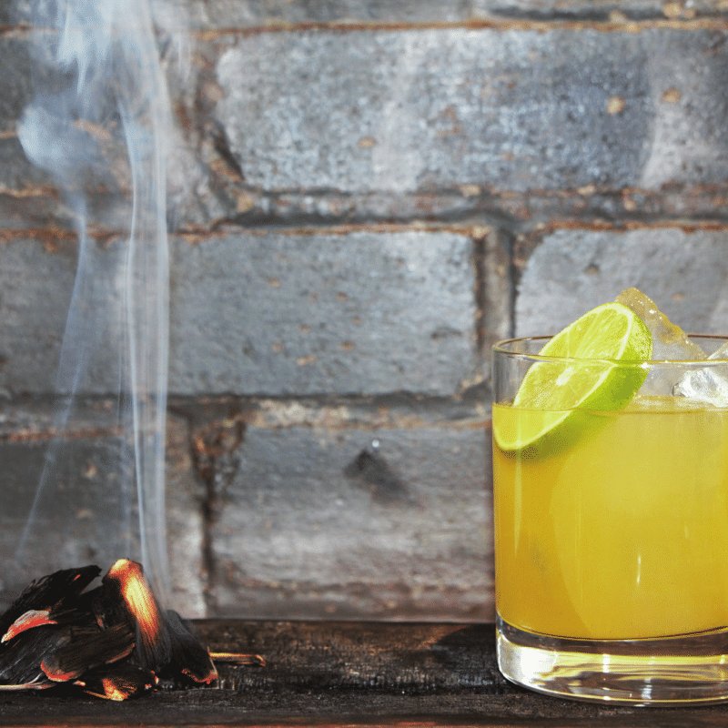 Join us tonight for dinner and drinks. Tequila Bong- blanco tequila, lemon, pineapple, jalapeno agve, hickory smoke. #PortlandVariety