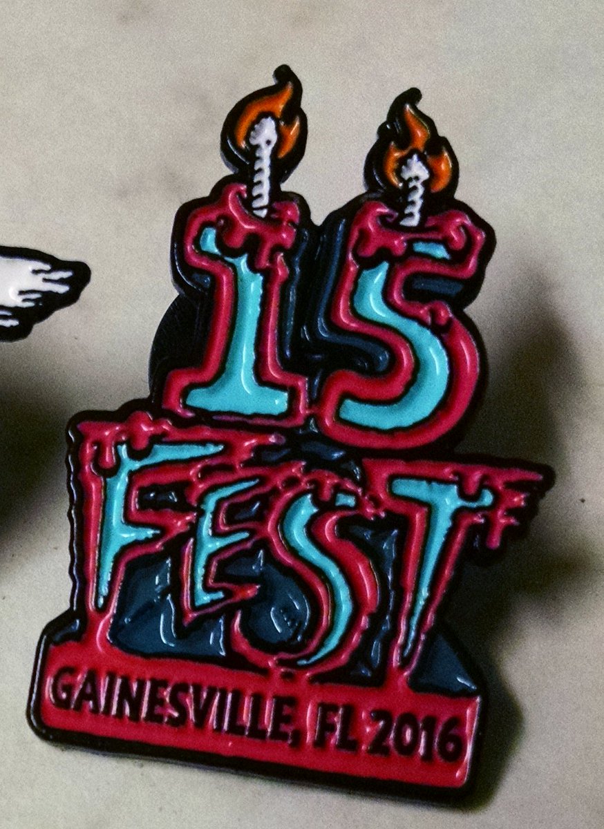 thefestfl's tweet photo. Just a reminder that EVERYTHING in the web store is 15% off with code 'GETLIT'! Plus get a free #FEST15 enamel pin with each order! https://t.co/z9uBYiNbsm