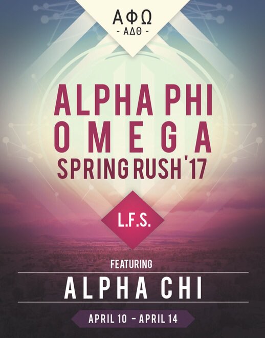APO_ADT's tweet photo. SPRING RUSH! ALPHA CHI WHERE Y'ALL AT?! #apo #lfs #apoadt https://t.co/K0Xp96pYau