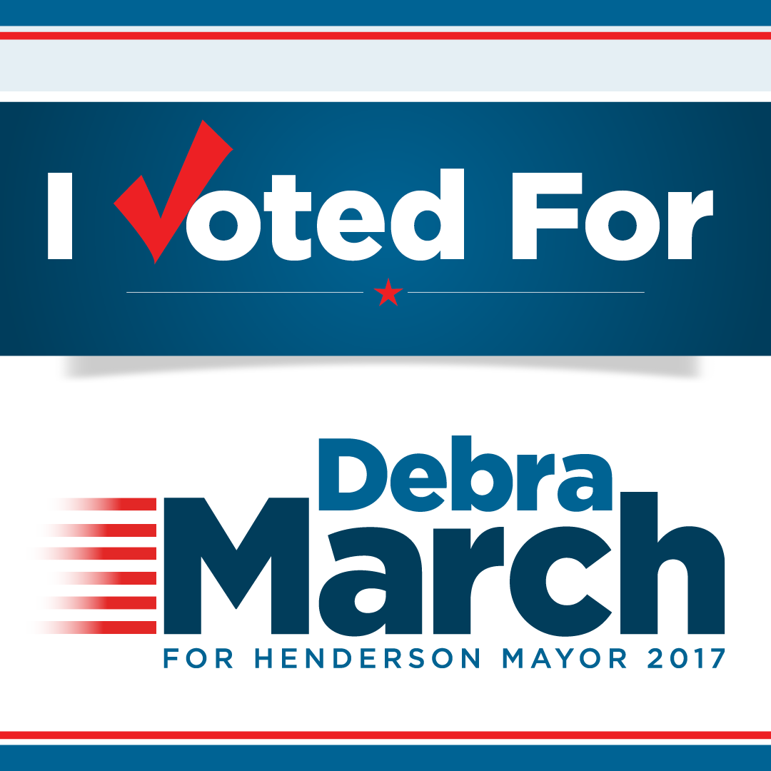 debra_march's tweet photo. Have you voted for Debra March? If so, share this photo to show your support! #MarchforMayor #Henderson https://t.co/XpNvPUaGzS
