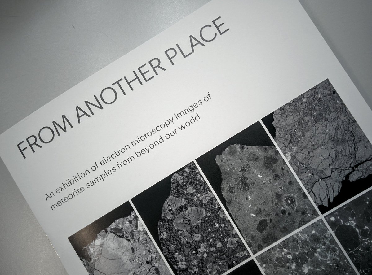 NatStephen's tweet photo. Thanks to everyone who came along tonight; #FromAnotherPlace open to the public tomorrow, free charity #meteorite exhibition @PlymUni #STEAM https://t.co/mjHXWeYxG6