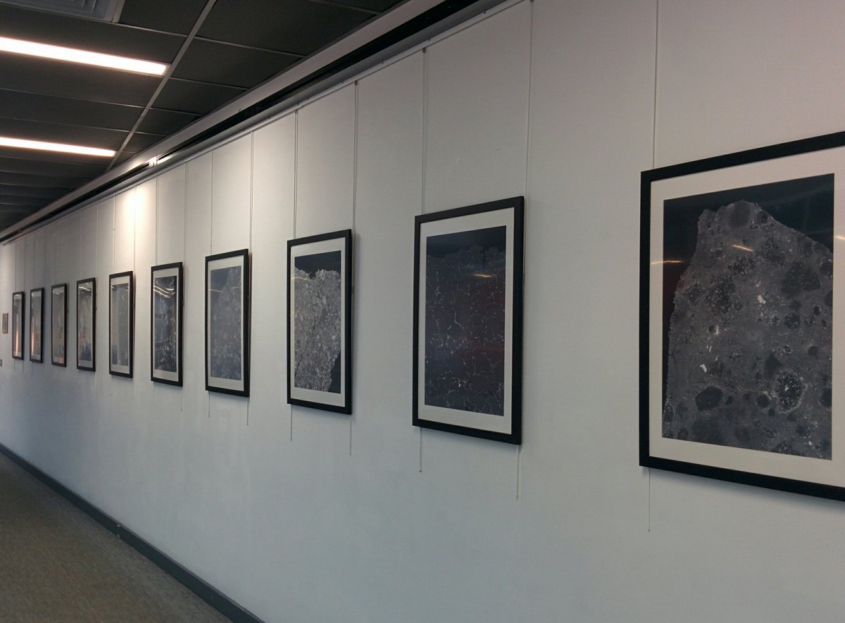 NatStephen's tweet photo. Thanks to everyone who came along tonight; #FromAnotherPlace open to the public tomorrow, free charity #meteorite exhibition @PlymUni #STEAM https://t.co/mjHXWeYxG6