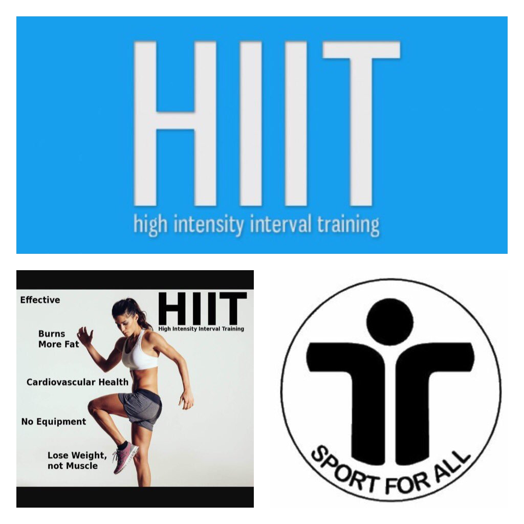 HIIT - Maandag avond 20.15 uur  Sport For All #eckenwiel#uitdaging#doel#sport#10weken