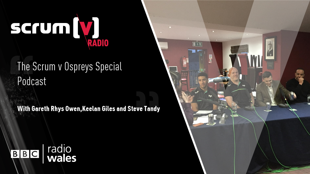 BBCScrumV's tweet photo. #Scrumv
Download the #ScrumVRadio
@ospreys special podcast here broadcast from @bridgendathrfc
https://t.co/Q4Si1RES8O https://t.co/y2w1R3uehA