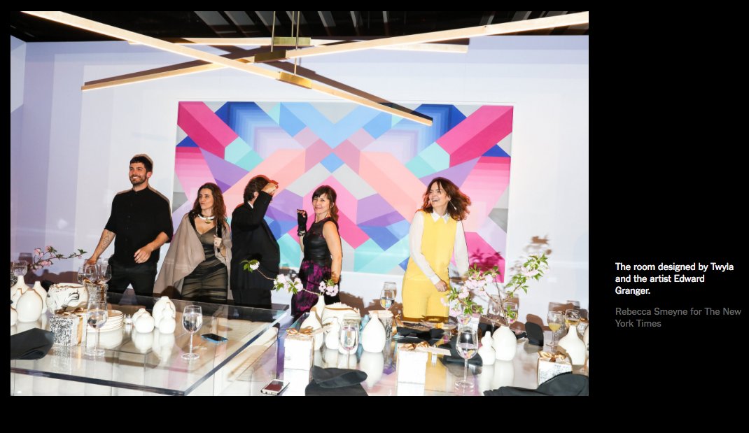 TwylaInc's tweet photo. .@nytimes caught the Twyla team &amp; artist Edward Granger looking extra fly | Preserving Art &amp; Culture https://t.co/BjrXGayeay #DBD20 https://t.co/EDRnJr89XE