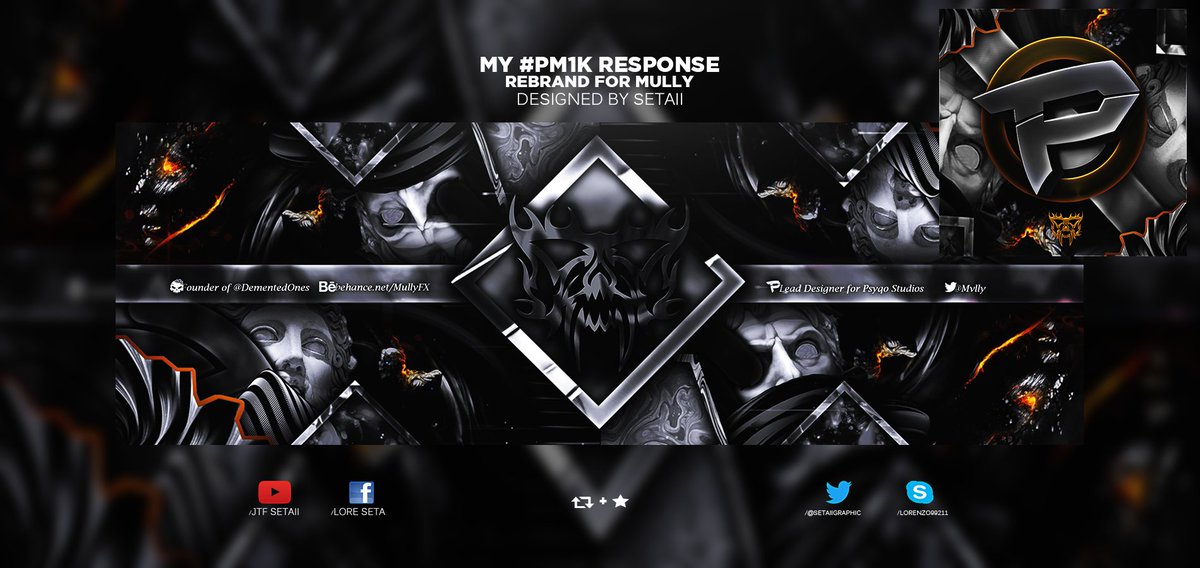 Se7aiized's tweet image. My #PM1K Response!
Rebrand for @Mvlly
Hope you all will like it! 
@MotionC4D @PsyQo_Studios 
@TheTeamPsyQo