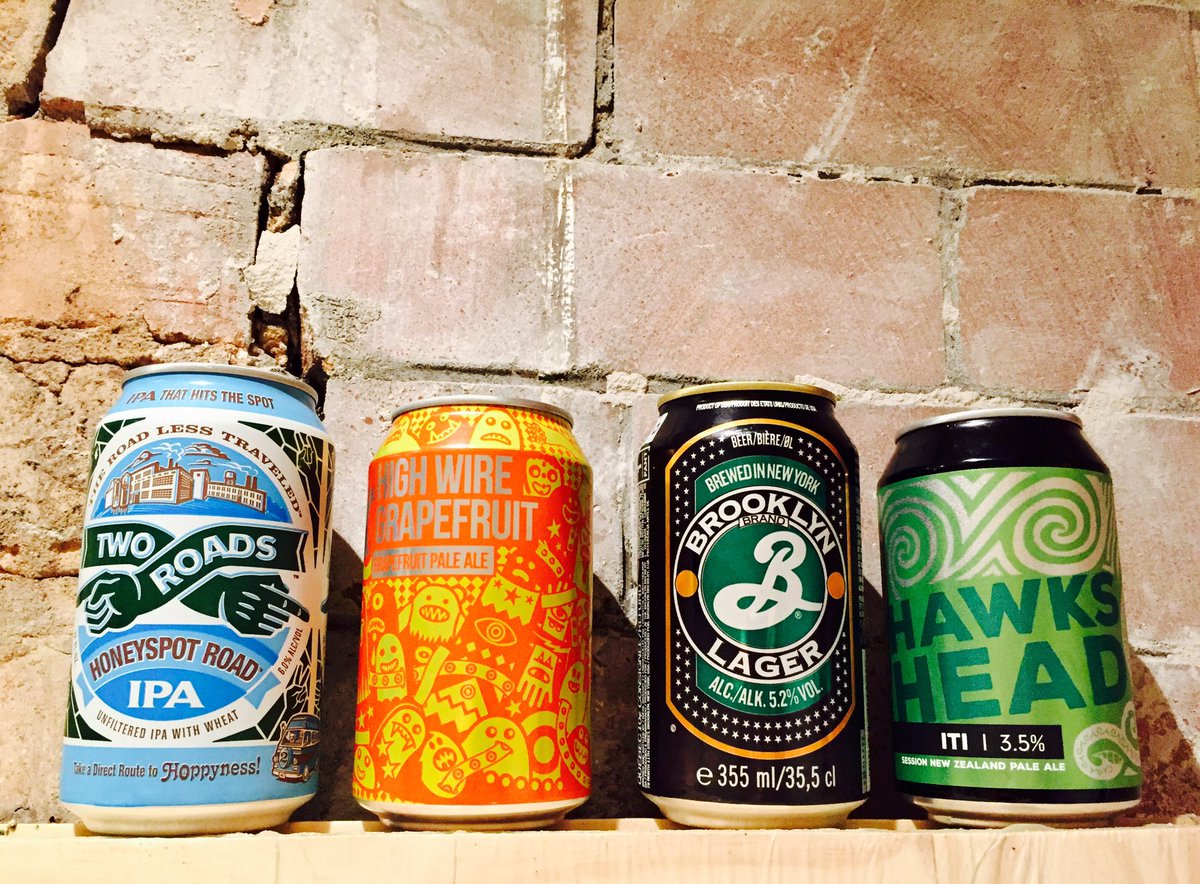 Tonight's #thirstythursday selection with arty urban style photo: <a href="/2RoadsBrewing/">Two Roads Brewing</a> <a href="/MagicRockBrewCo/">Magic Rock Brewing</a> <a href="/BrooklynBrewery/">Liam</a> <a href="/HawksheadBrewer/">Hawkshead Brewery</a>