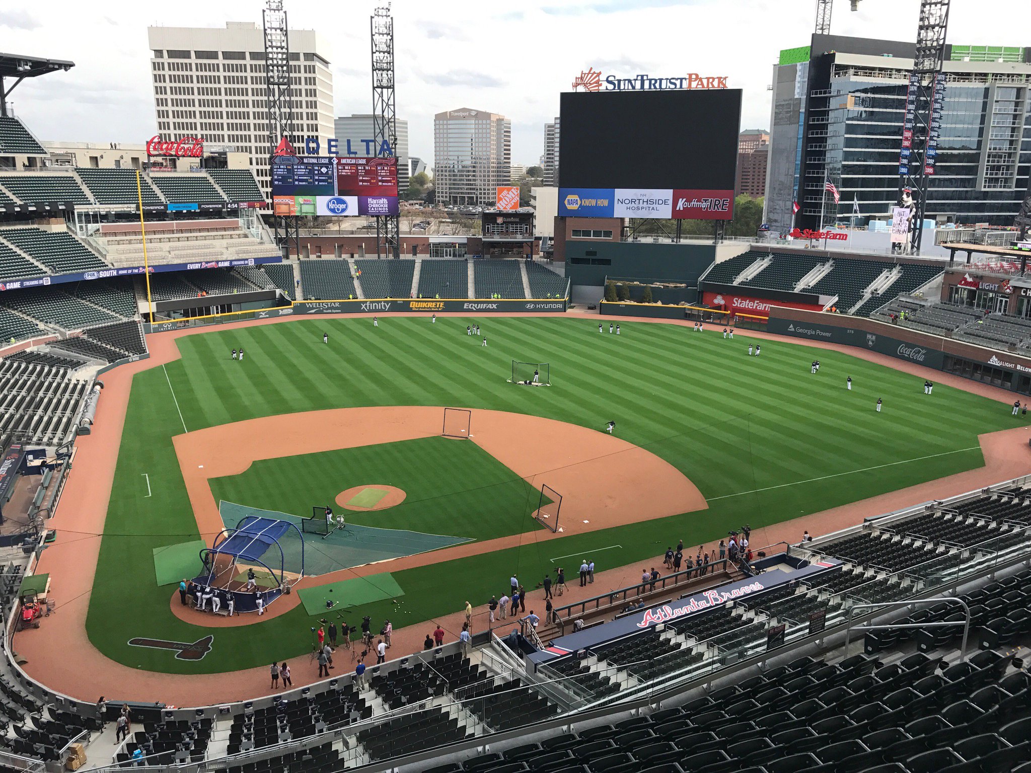 SunTrust Park على تويتر to tomorrow night’s exhibition game vs