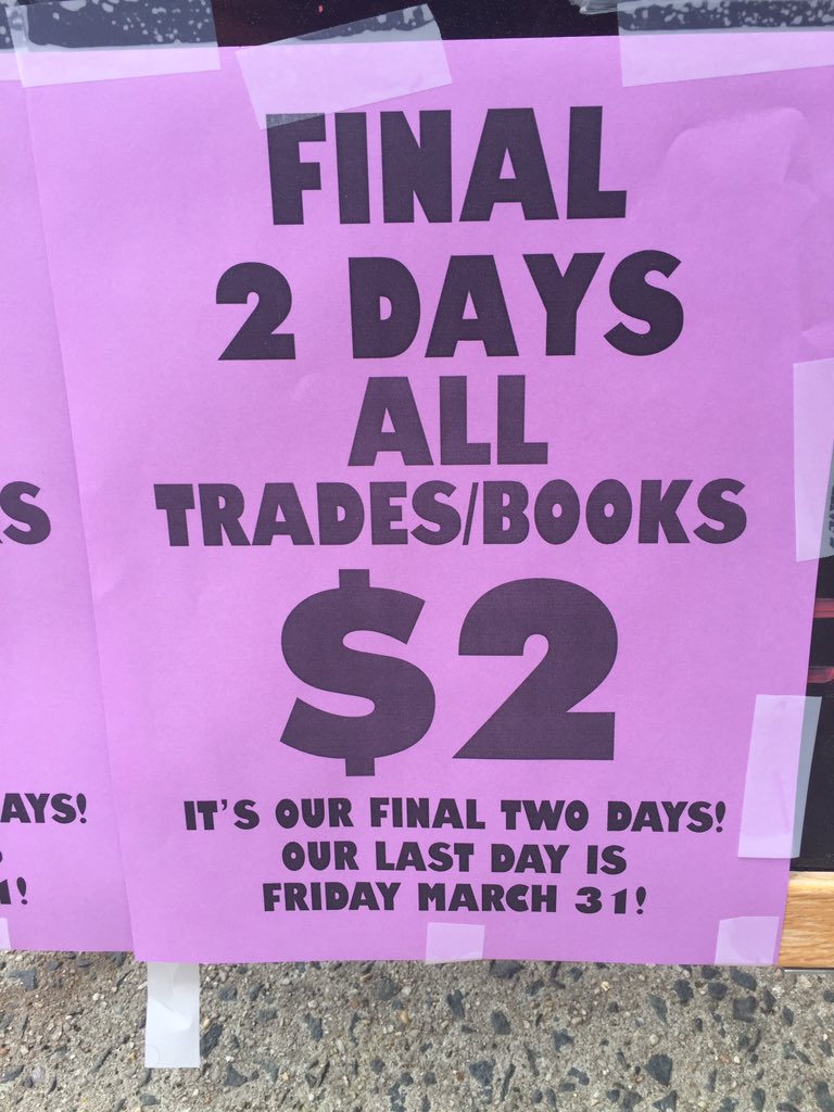 chapelhillcomic's tweet photo. Last two days, huge #Sale #Huge #Deals @chapelhillcomic https://t.co/zhxhi90yJq