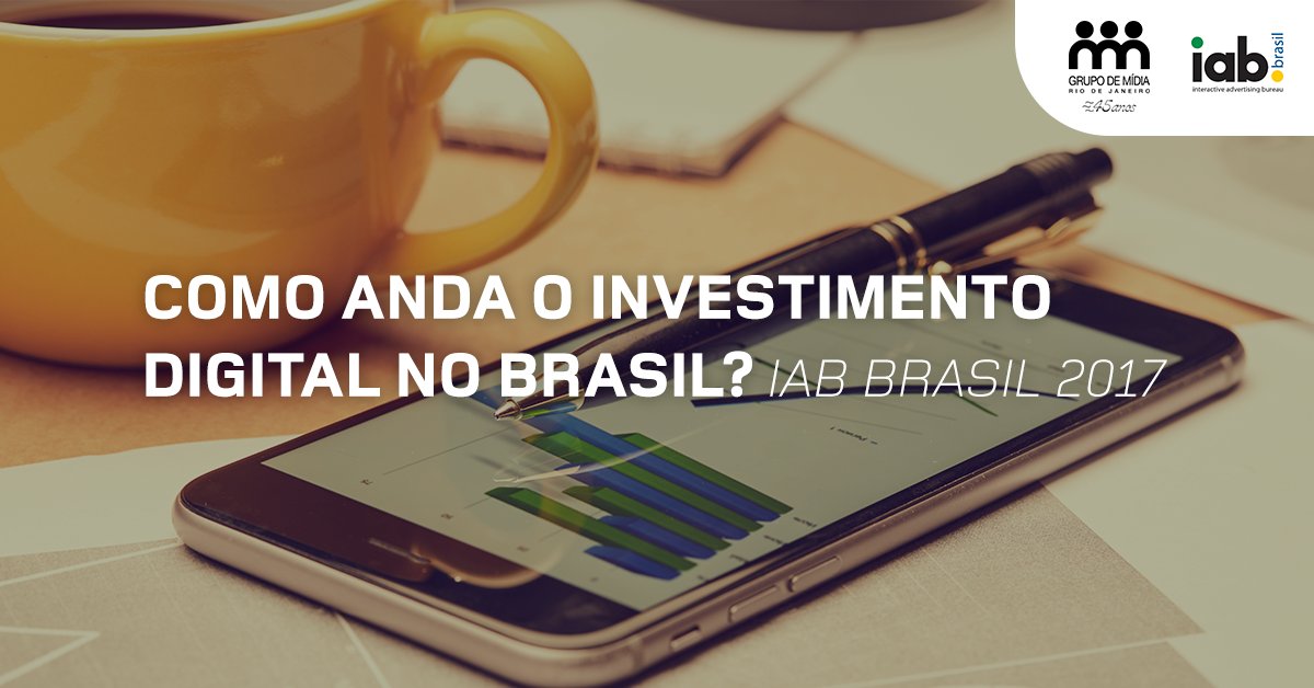 grupodemidia's tweet photo. O IAB divulgou os números atualizados sobre o investimento digital para 2017. Baixe a pesquisa completa aqui: https://t.co/hofjv6kUMc https://t.co/NuIKuU9hUy