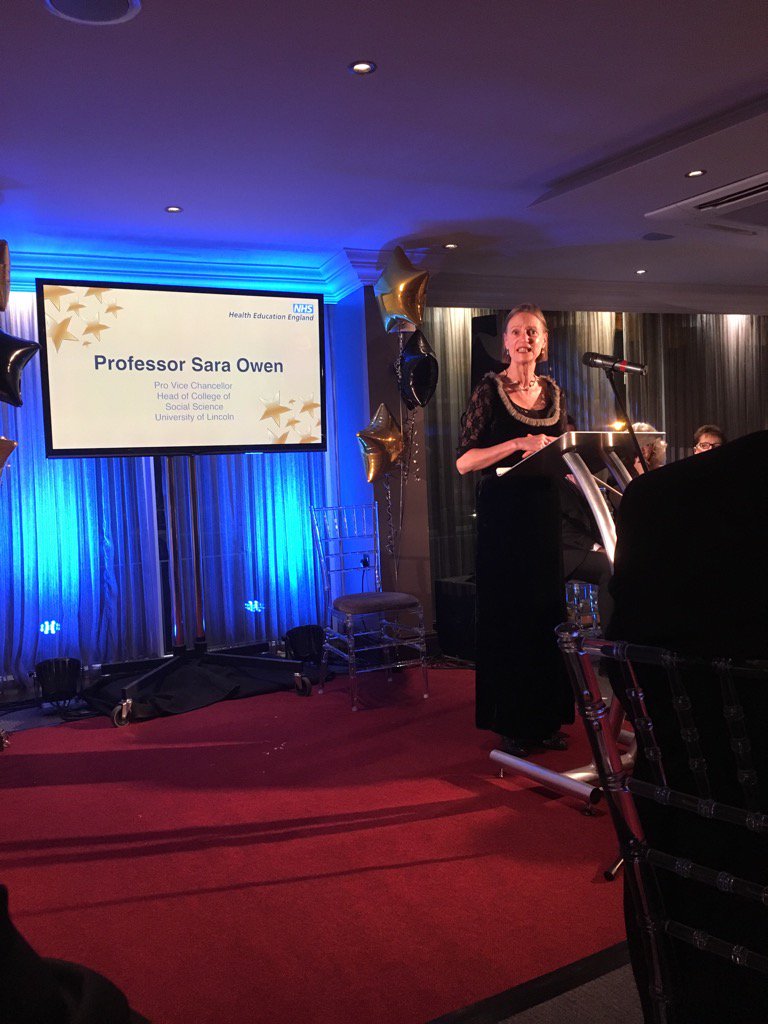 Prof Sara Owen supporting and celebrating excellence in medical education in Lincolnshire