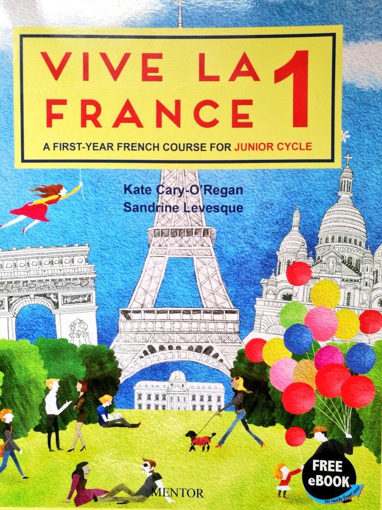 News_St_Marys_B's tweet photo. Congratulations to Ms. O' Regan on the publication of her new French Book for the Junior Cert - Vive La France @FranceinIreland @nearfm https://t.co/AMU35AqZqm