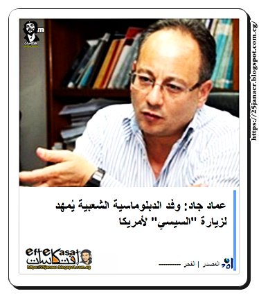 عماد جاد: وفد الدبلوماسية الشعبية يُمهد لزيارة "السيسي" لأمريكا